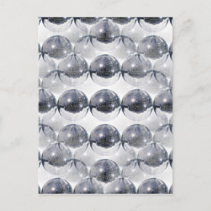 Disco-Kugel Postkarte