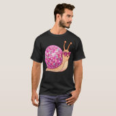 Disco-Kugel-Schnecke T-Shirt (Vorne ganz)