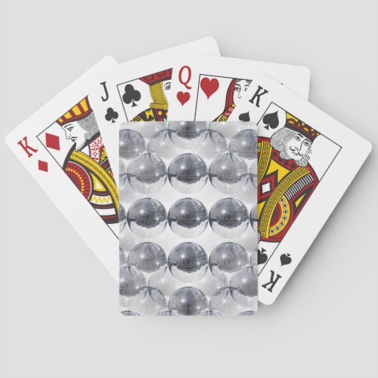 Disco-Kugel Spielkarten (Rückseite)