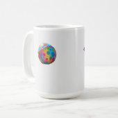 Disco-Kugel-Tasse Kaffeetasse (Vorderseite Links)