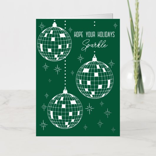 Disco-Kugeln Ornamente Süß Modern (Vorderseite)