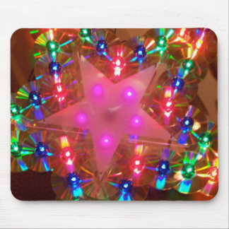 Disco-Licht-Stern Mousepad