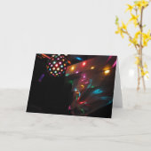 Disco-Lichter Karte (Gelbe Blume)