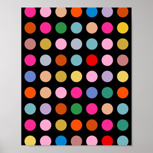 Disco-Lichter Poster (Vorne)