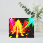 Disco_lights - Mittelbild Postkarte (Stehend Vorderseite)