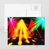 Disco_lights - Mittelbild Postkarte (Vorne/Hinten)