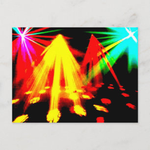 Disco_lights - Mittelbild Postkarte
