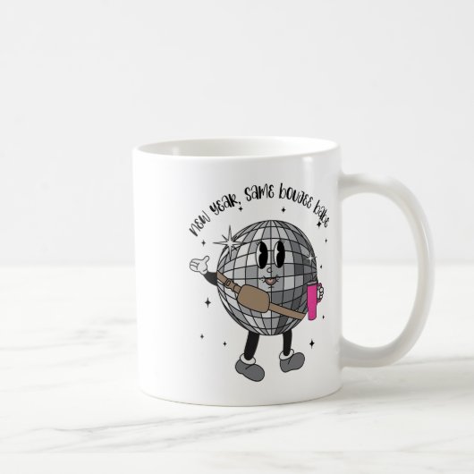 Disco Ll Neujahr Same Boujee Frohe Weihnachten Kaffeetasse (Rechts)