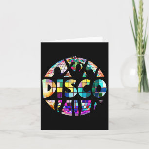 Disco Lustig 70er Vintage Thema Tanzende Frauen de Karte