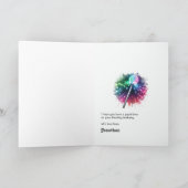 Disco Macarons Retro Geburtstag Karte (Innenseite)