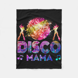 Disco Mama 70er Jahre Themed Disco Queen Vintag Se Fleecedecke
