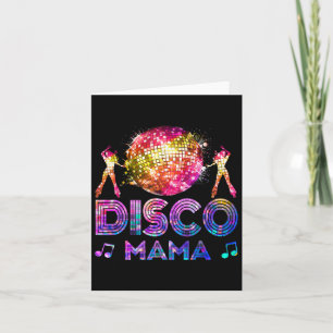 Disco Mama 70er Jahre Themed Disco Queen Vintag Se Karte