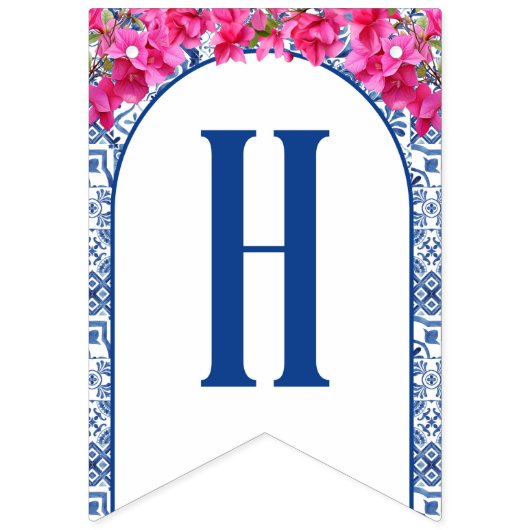 Disco Mediterrane Mamma Happy Birthday Wimpelkette (Zweite Fahne)