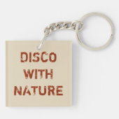 DISCO MIT NATUR SCHLÜSSELANHÄNGER (Rückseite)