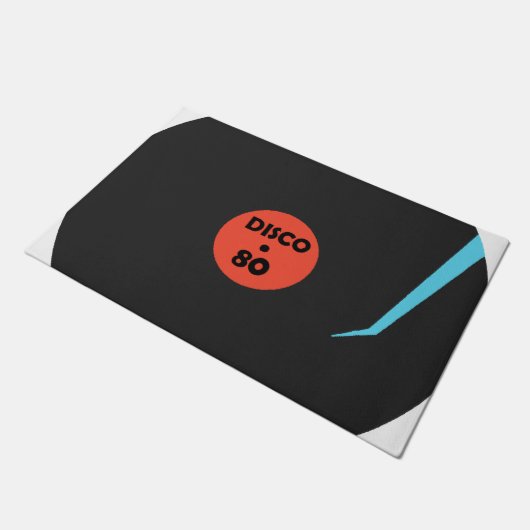 Disco Music Doormat Fußmatte (Schrägansicht)
