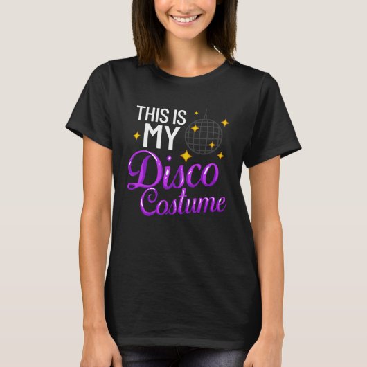 Disco Music Light Ball Party Night Dancing Club T-Shirt (Vorderseite)