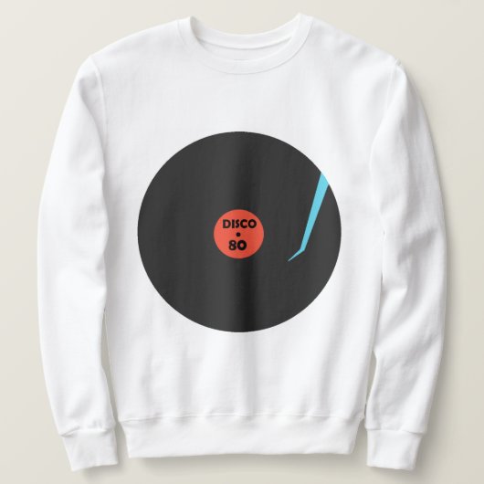 Disco Music Record Sweatshirt (Design vorne)
