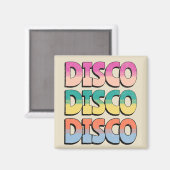 Disco-Musik Magnet (Vorderseite/Rückseite)