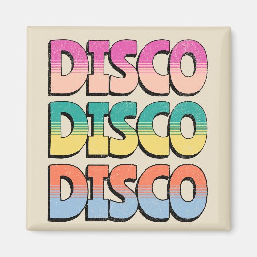 Disco-Musik Magnet (Vorne)
