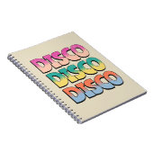 Disco-Musik Notizblock (Rechte Seite)