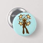 Disco-Mutter Button (Vorne & Hinten)