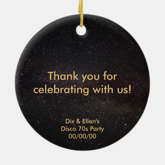 Disco - Nachtleben Keramikornament (Hinten)