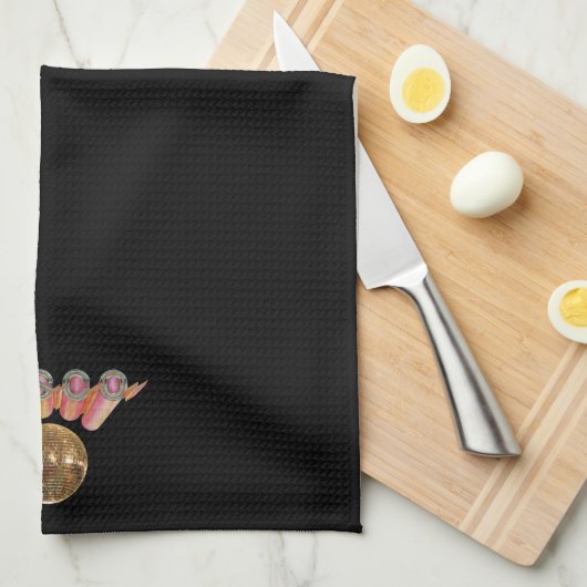 Disco - Nachtleben Küchentuch (Viertel Falte)