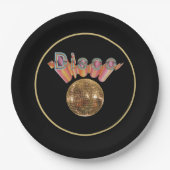 Disco - Nachtleben Pappteller (Vorderseite)