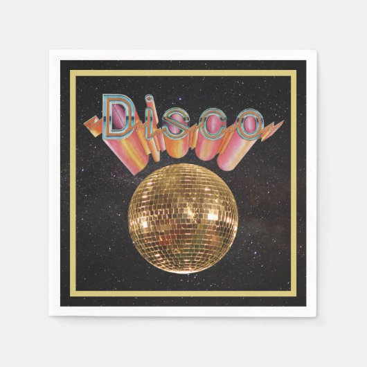 Disco - Nachtleben Serviette (Vorderseite)