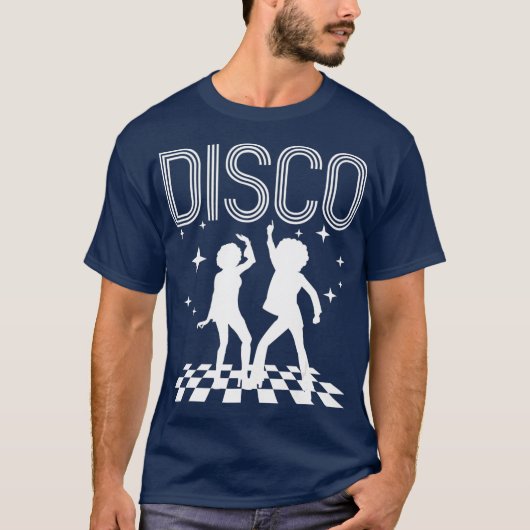Disco Niedlich Passionate Retro Music Fans Gift T-Shirt (Vorderseite)