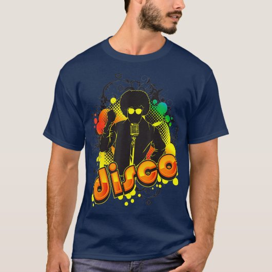 Disco Niedlich Passionate Retro Music Fans Gift T-Shirt (Vorderseite)