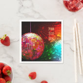 Disco Night 70's Retro Disco Ball Napkins Serviette (Beispiel)