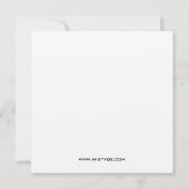 Disco Night New Year Party Einladung (Rückseite)