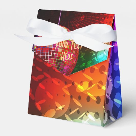 Disco Night Retro 70's Disco Ball Fvor Box Geschenkschachtel (Vorderseite)