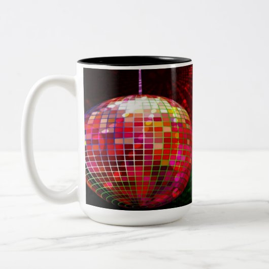 Disco Night Retro 70's Disco Ball Tasse (Links)