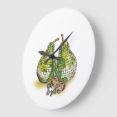 Disco Obstsäcke Große Wanduhr (Winkel)