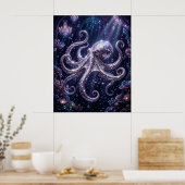 Disco-Oktopus-Riff Poster (Küche)