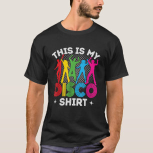 Disco-Outfit Damen Herren 70er 80er Kostüm This Is T-Shirt
