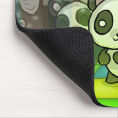 Disco-Pandas Mousepad (Ecke)
