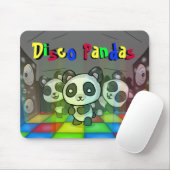 Disco-Pandas Mousepad (Mit Mouse)