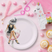 Disco-Papierpartyplatten Pappteller (Party)