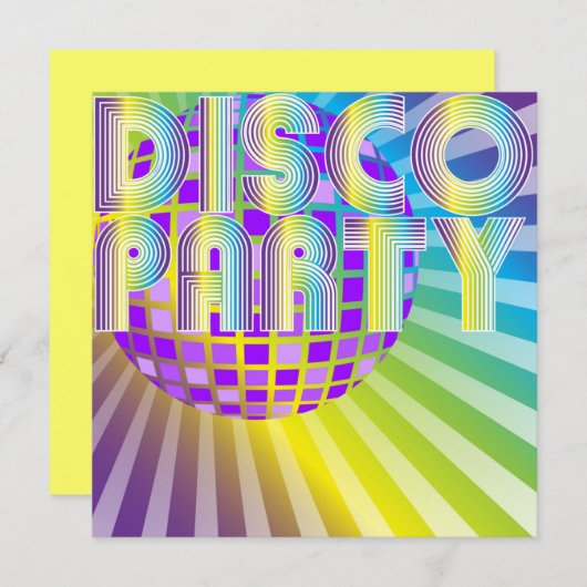 Disco-Party (Vorne/Hinten)