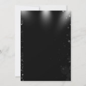 Disco Party | 70'S Adults Birthday  Einladung (Rückseite)