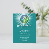 Disco-Party aquamarin grün (Stehend Vorderseite)