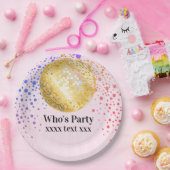 Disco Party Dance Party 70er Diskothek Pappteller (Party)