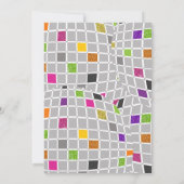 Disco-Party Einladung (Rückseite)