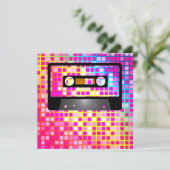 Disco-Party Einladung (Stehend Vorderseite)
