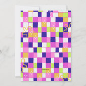 Disco-Party Einladung (Rückseite)