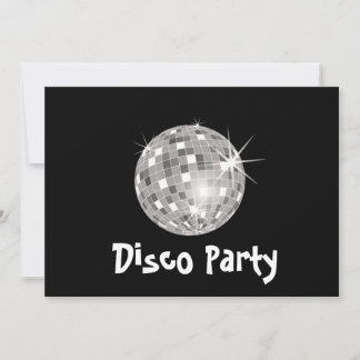 Disco-Party Einladung