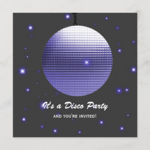 Disco-Party Einladungen